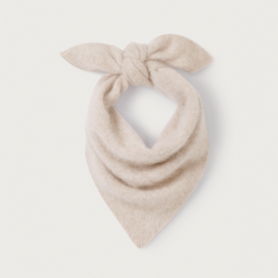 Brushed Cashmere Neck Scarf