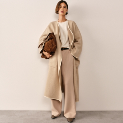 Brushed Cashmere Oversized Knitted T-shirt