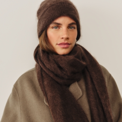 Brushed Cashmere Scarf