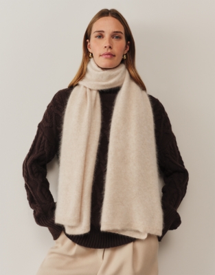 Brushed Cashmere Scarf
