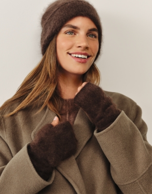 Brushed Cashmere Wrist Warmers
