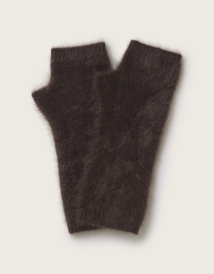 Brushed Cashmere Wrist Warmers