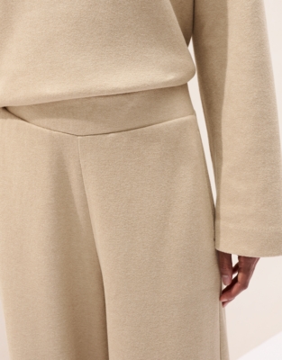 Brushed Cord Wide Leg Trousers
