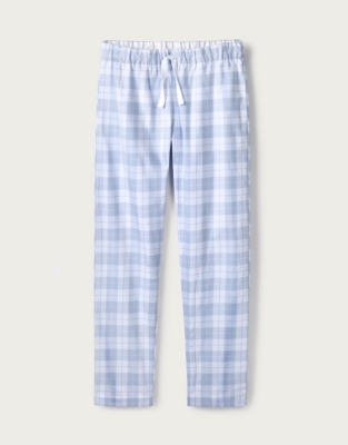 White company pyjama online bottoms