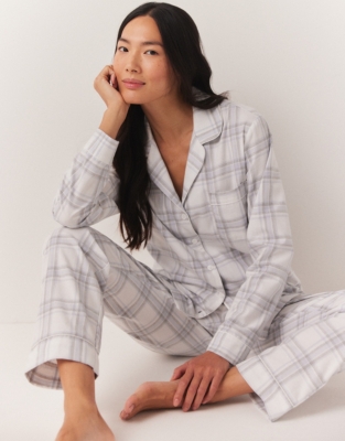 Pure Cotton Checked Pyjama Set