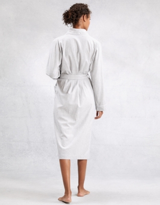 BrushedCotton Flannel Robe Robes & Dressing Gowns The White Company US