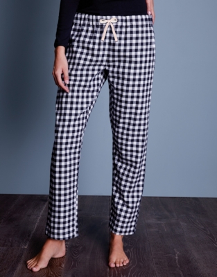 Brushed Cotton Gingham Pyjama Bottoms | Nightwear & Robes Sale | The ...