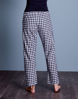 Brushed Cotton Gingham Pyjama Bottoms | Nightwear & Robes Sale | The ...