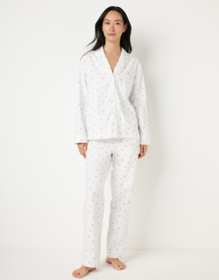 White company christmas pyjamas sale