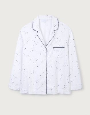 Brushed Cotton Star Print PJ Top