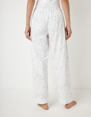 Brushed Cotton Star Print Pyjama Bottoms