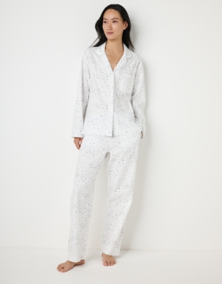 White company pj set sale