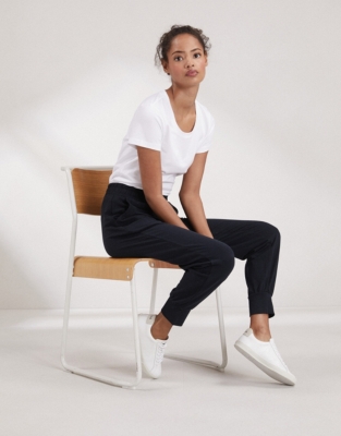 Image of Brushed Deep Waistband Joggers