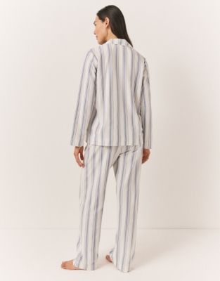 Brushed Jersey Wide Stripe Pyjama Set