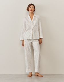 Brushed Organic Cotton Berry Print Classic Pyjama Set