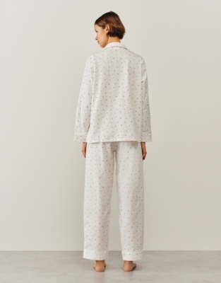 Brushed Organic Cotton Berry Print Classic Pyjama Set