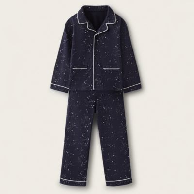 Brushed Organic-Cotton Classic Fit Glow In The Dark Pyjamas (1–12yrs)