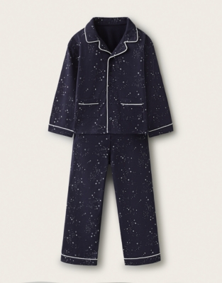 Brushed Organic-Cotton Classic Fit Glow In The Dark Pyjamas (1–12yrs)