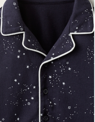Brushed Organic-Cotton Classic Fit Glow In The Dark Pyjamas (1–12yrs)