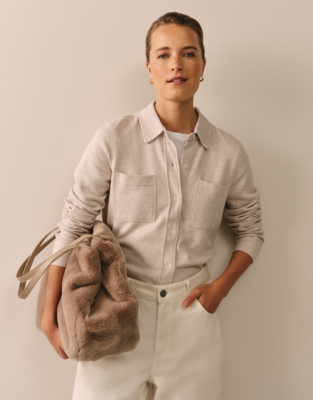 Brushed Organic Cotton Jersey Shirt
