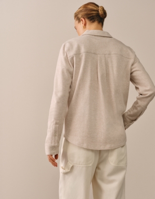 Brushed Organic Cotton Jersey Shirt