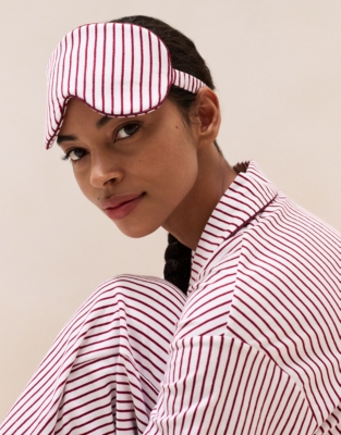 Brushed Organic-Cotton Jersey Stripe Pyjama Set