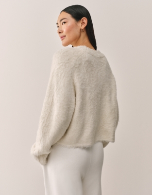 Brushed Silk Boxy Jumper