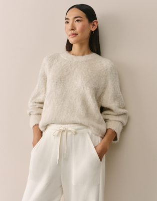 Brushed Silk Boxy Jumper