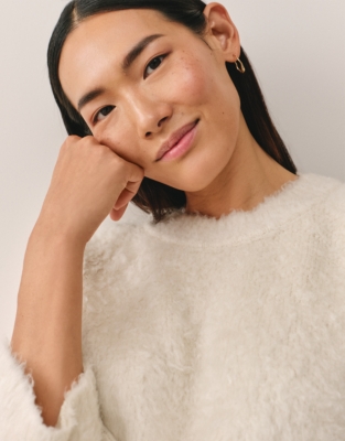 Brushed Silk Boxy Jumper