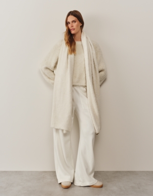 Brushed Silk Wrap Scarf