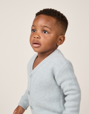 Brushed Wool Cardigan & Leggings Set (0–24mths)