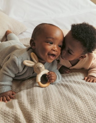 Brushed Wool Cardigan & Leggings Set (0–24mths)