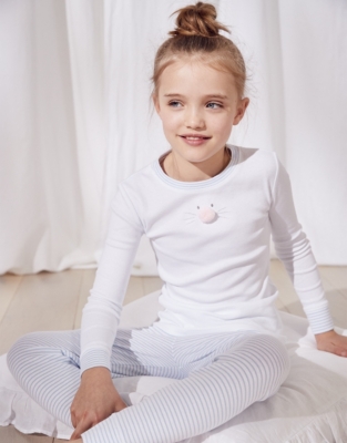 Bunny Face Pyjamas (1-12yrs) | Girls' Nightwear | The ...