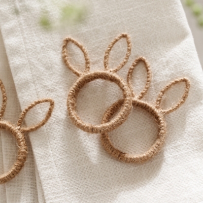 Bunny Napkin Rings – Set of 4