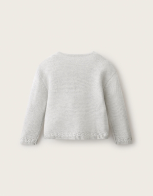 Bunny Pocket Jumper with Cashmere (0–2yrs)