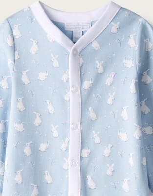 baby bunny sleepsuit