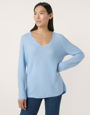 Button Back Jumper with Cashmere