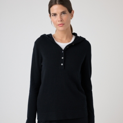 Button Placket Hoodie