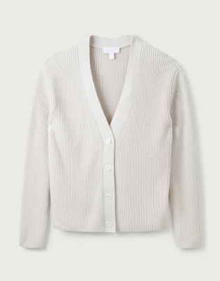 Button-Through Cardigan with Recycled Cotton | Clothing Sale | The ...