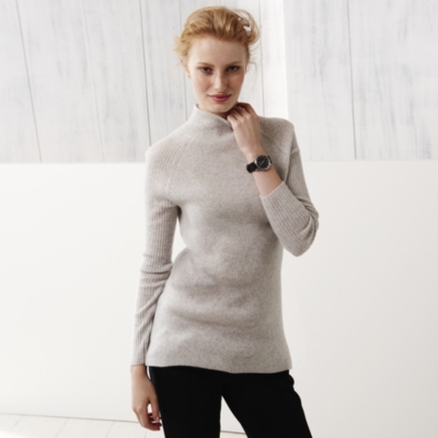 Cashmere Long Line Sweater | Clothing | The White Company US