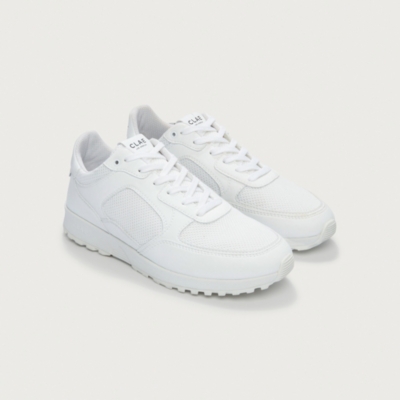 CLAE Triple White Joshua Runners