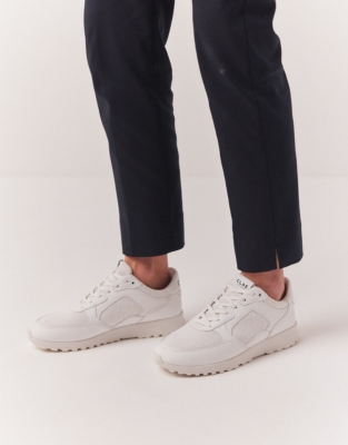 CLAE Triple White Joshua Runners