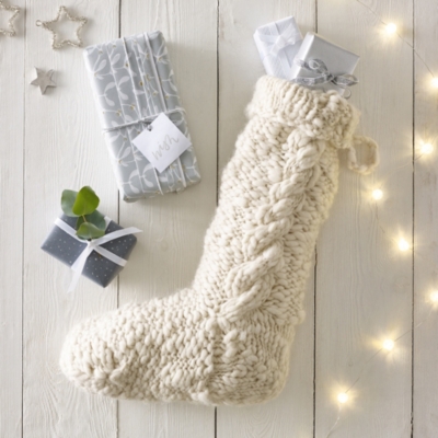 Hang One of These Cozy Knit Christmas Stockings Before Santa Comes