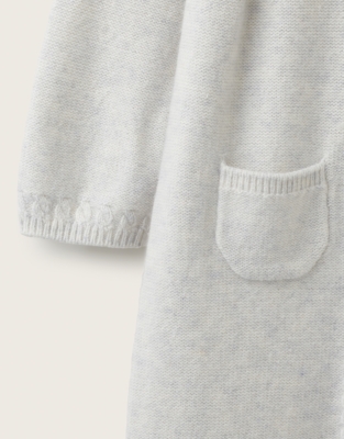 Cable Romper with Cashmere (0-2yrs)  