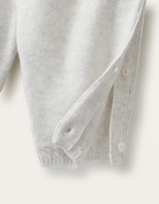 Cable Romper with Cashmere (0-2yrs)  