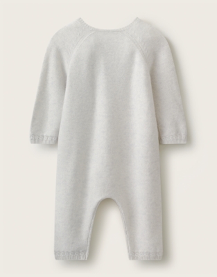 Cable Romper with Cashmere (0-2yrs)  
