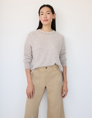 Cadogan Cropped Jeans - Sand