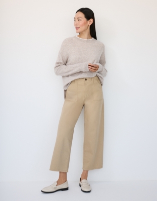 Cadogan Cropped Jeans - Sand