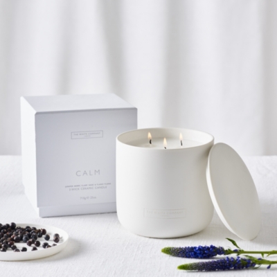 Calm Ceramic 3 Wick Candle