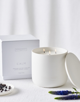 Calm Ceramic 3 Wick Candle